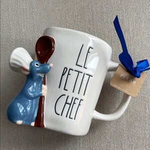 RAE DUNN | Disney Pixar Ratatouille | "CHEF" Mug | NWT | Rare Collector